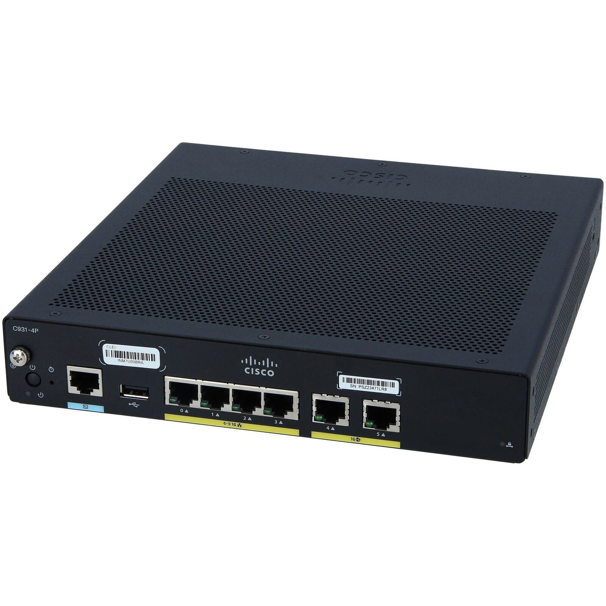 (NEW) C931-4P - Cisco 931 Gigabit Ethernet security router with internal power supply