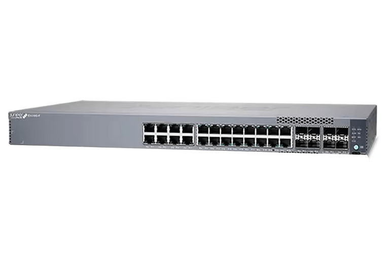 (USED) JUNIPER Networks EX Series EX4100-F-24P Switch 24 Ports Managed Rack Mountable