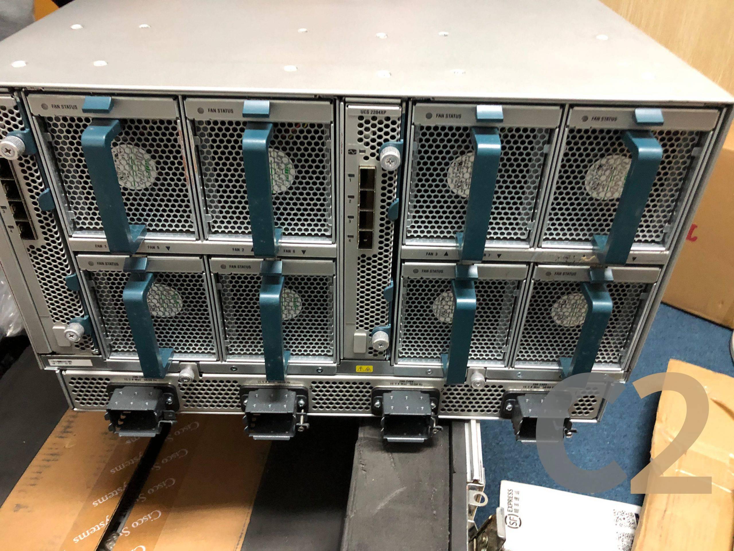 (特價1部)(USED) CISCO UCS 5108 with B200 M3 x 2 4 port Fiber Module x 2 FAN x 8 90% NEW - C2 Computer