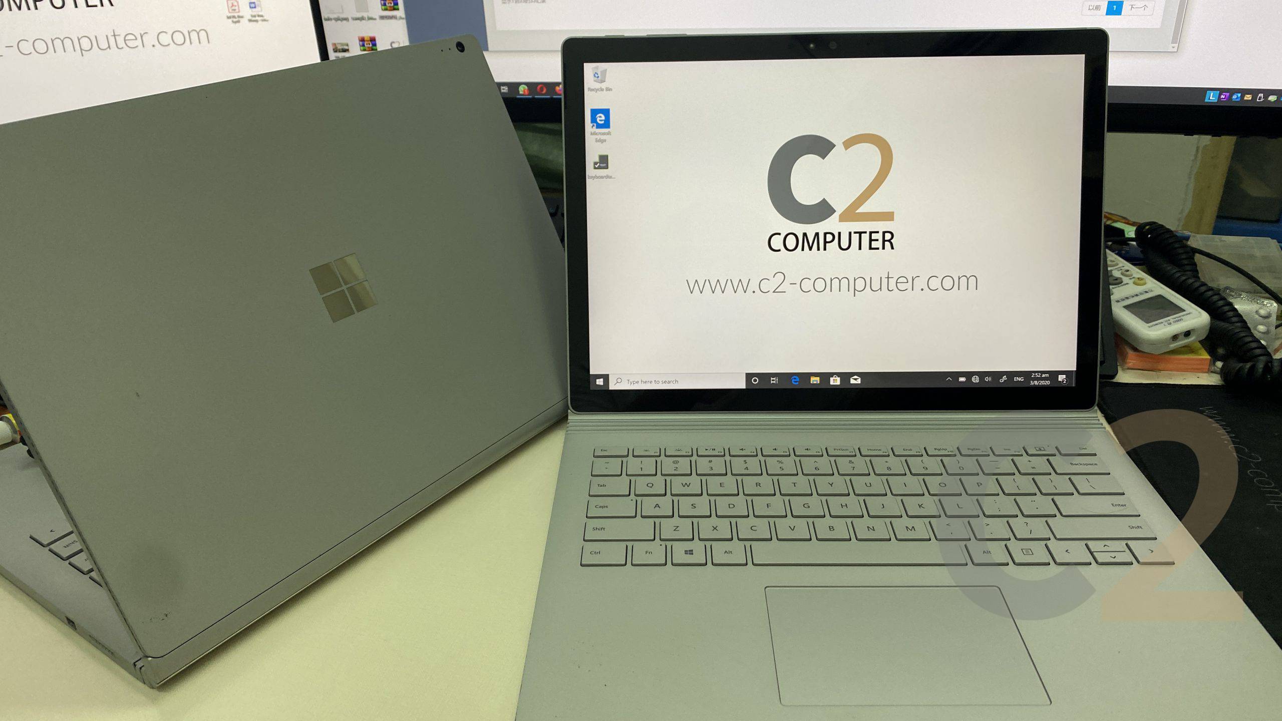 (USED) Microsoft SURFACE BOOK I5-6300U 4G 128G-SSD NA GPU 1G 13.6" 3200x1800 Touch Screen Tablet 2in1 95% - C2 Computer