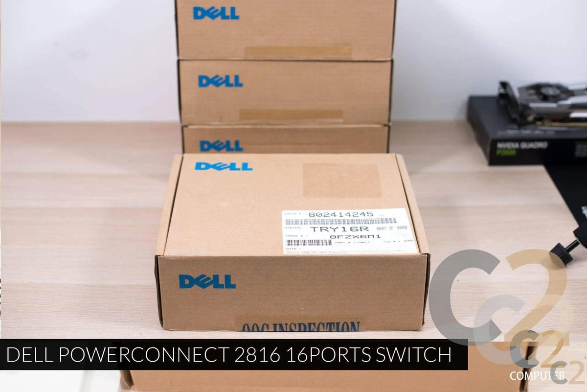 （特價一台）DELL POWERCONNECT 2816 16PORTS SWITCH （全新） - C2 Computer
