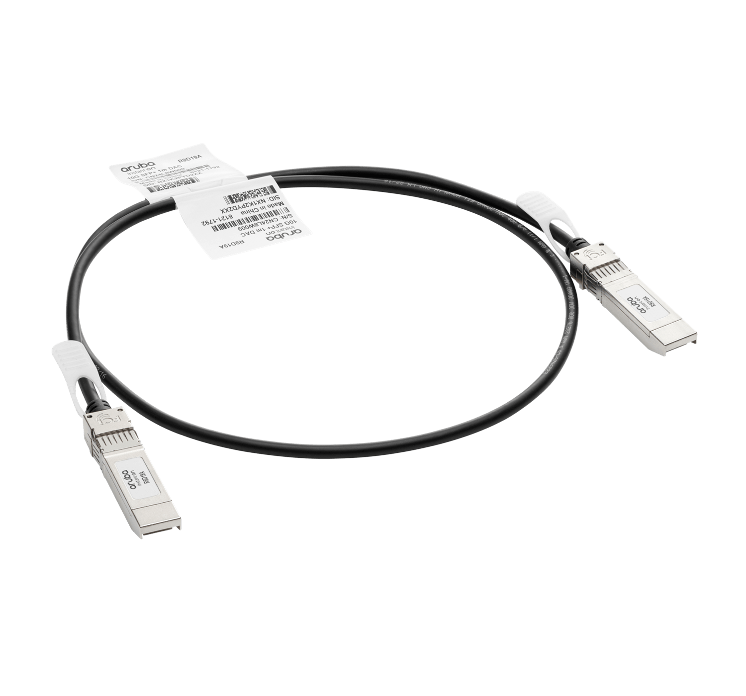 (NEW VENDOR) ARUBA R9D19A Aruba Instant On 10G SFP+ to SFP+ 1m DAC Cable - C2 Computer