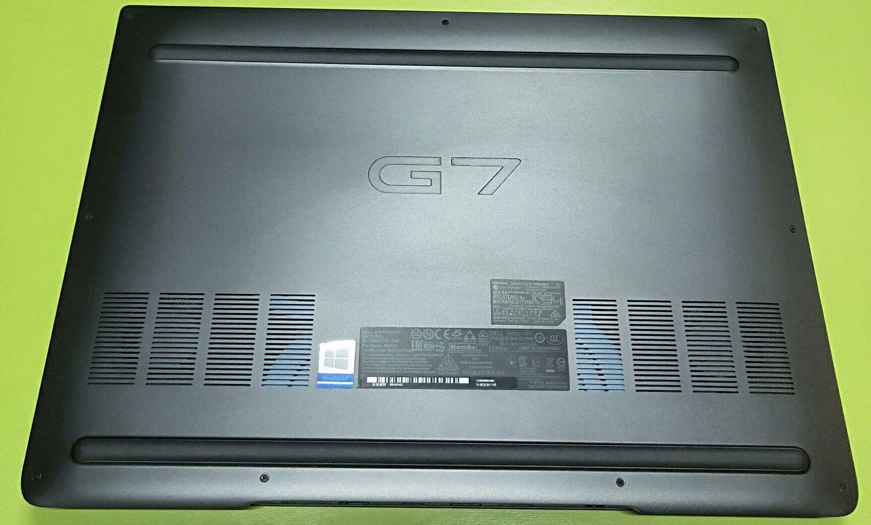 (USED) DELL G7 7590 I7-8750H 4G NA 500G RTX 2070 8G 15.6inch 1920x1080 Gaming Laptop 95% - C2 Computer