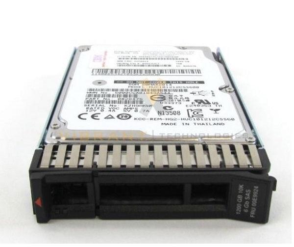 (USED) IBM 00E9922 1.2TB 10000RPM 6GBPS SAS 2.5INCH SFF HOT SWAP HARD DRIVE WITH TRAY - C2 Computer